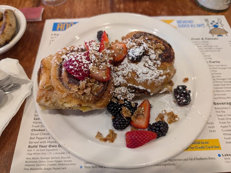 Ann Sather Restaurant food